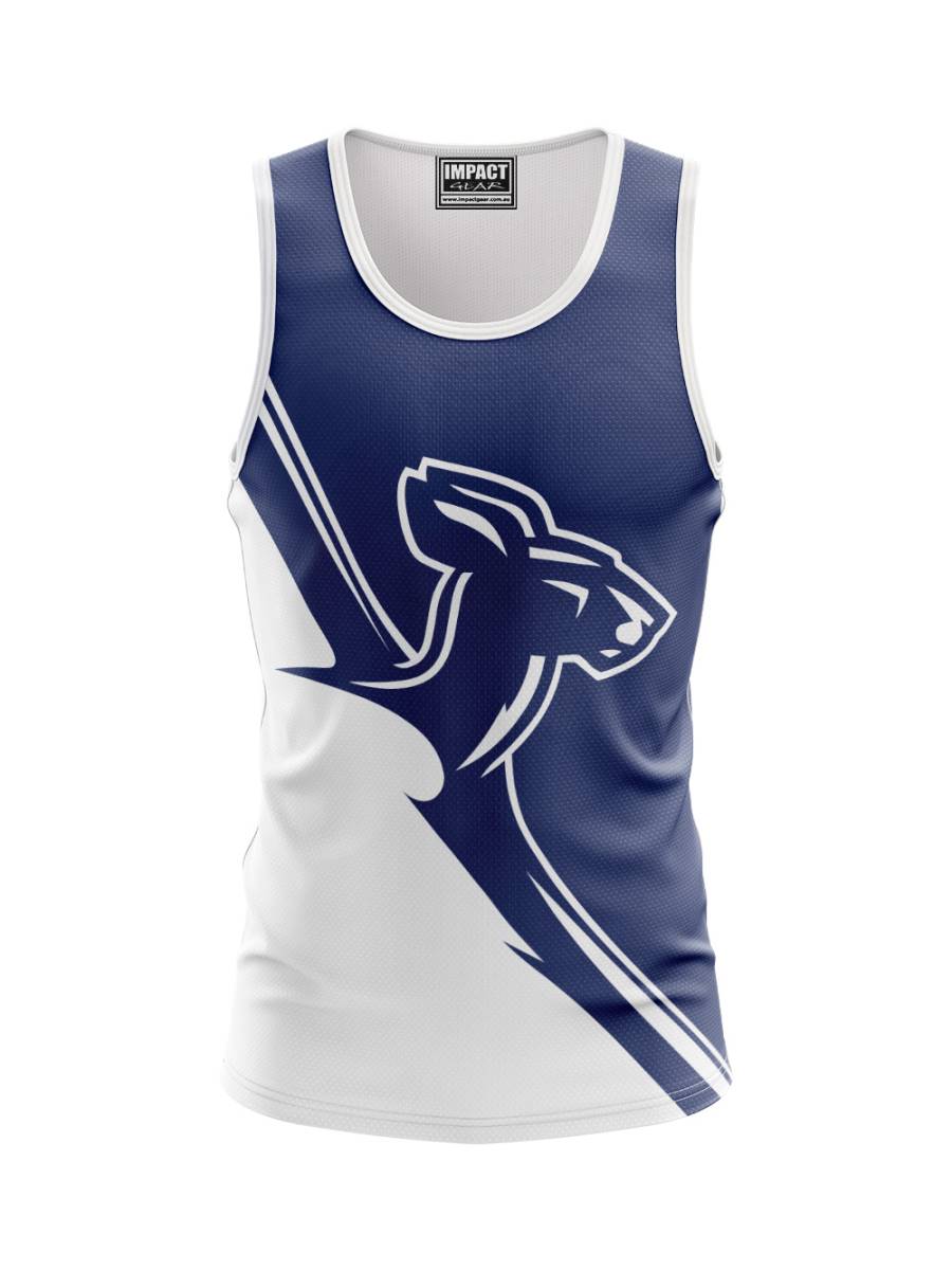 Kangaroos Design Fully Dye Sublimated, Singlet,