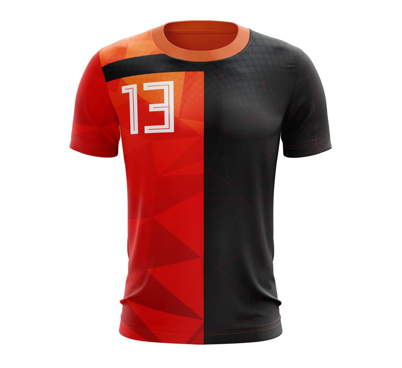 KLT 56 Black Red Sublimated Shirts , all over print Custom made