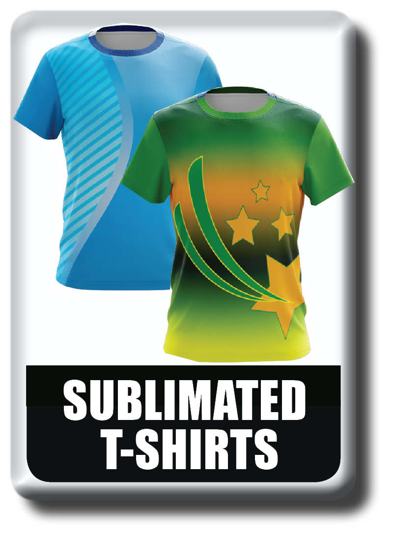 Custom made, Cool Dry, Fully Printed, Sublimated T-shirts