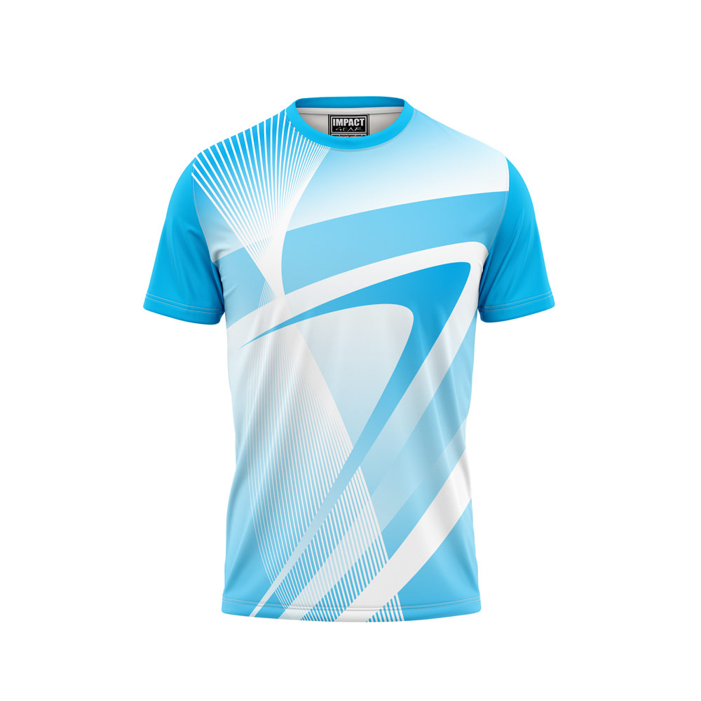 bLUE FP 349 All over print Subliamted Crew neck T-shirt Impactgear