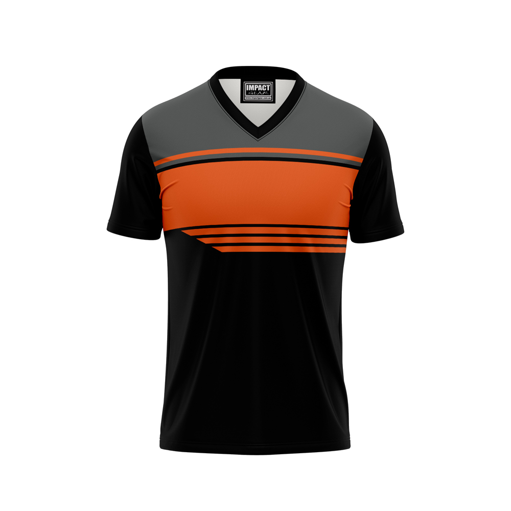 Leno Sublimated Custom made Vneck T-shirt