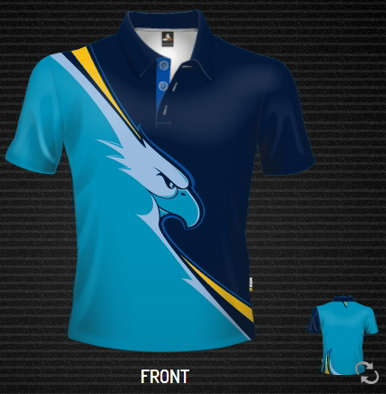 DS Eagle Sublimated Polo SHIRT