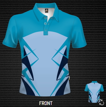 DS Flash Sublimated Polo Shirt Custom made 