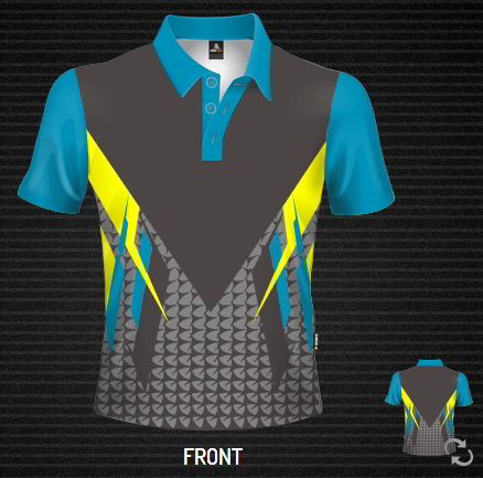 Sublimated Polo Shirt, DS Force, Cool Dry Custom made