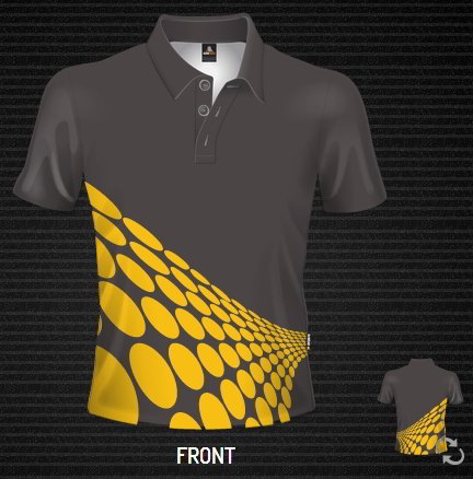 DS Iron sublimated polo shirt