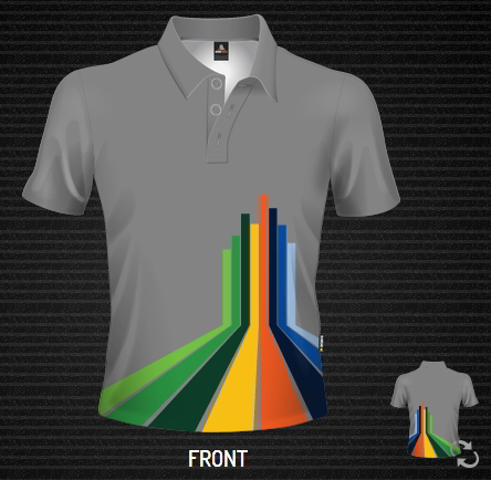 ds level polo Dye Sublimation , Custom made, Sunshine Coast, Impact Gear