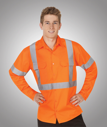 Hi Vis safety shirt Orange