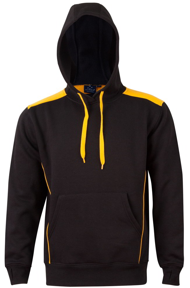 Black / gold Croydon Pullover Hoodie