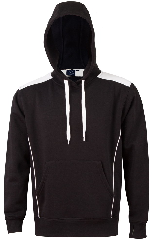 Black / White Pullover Hoodie