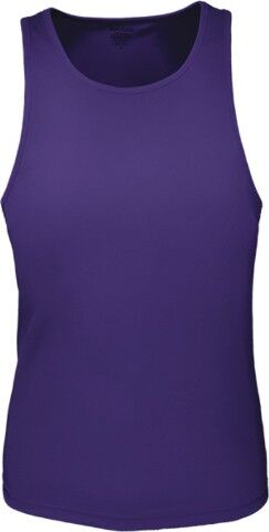 Brushed action back singlet