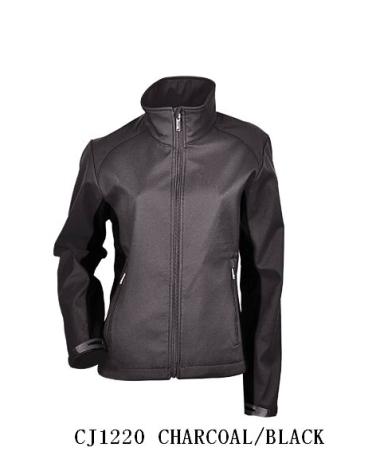 Ladies Softshell Jacket Charcoal