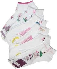Click to Enlarge - Footlets / Socks, Ladie.. "ON THE TEE" LADIES GOLF SOCKS Walkerden Golf Australia