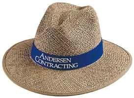 Click to Enlarge - Headwear, Hats ECONOMY SAFARI STRAW. CLOTH LINING Walkerden Golf Australia
