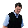 Clothing WOOL MIX KNITTED V-NECK VEST Walkerden Golf Australia
